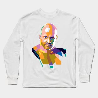 Bas Rutten Popart Uncurve Long Sleeve T-Shirt